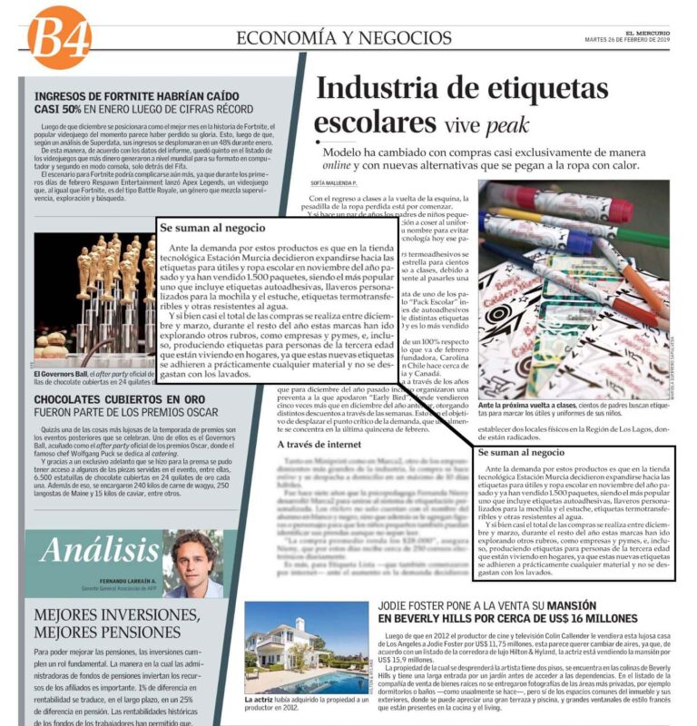 Entrevista Diario El Mercurio a Estación Murcia